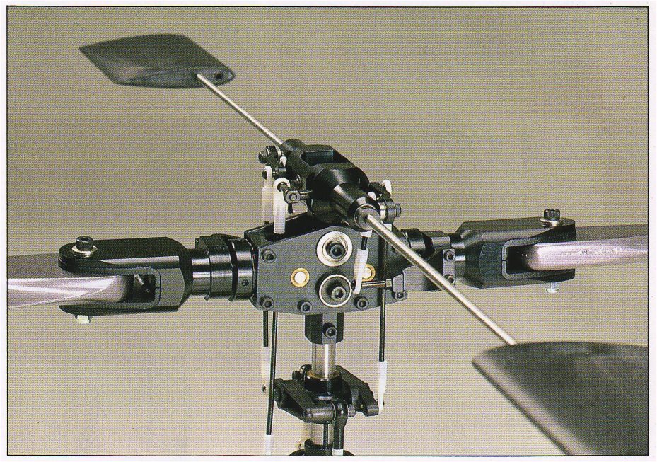 Vintage RC Helicopter Kalt Rotor Heads